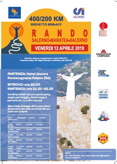 RANDO Salerno-Maratea-Salerno 400K ACP