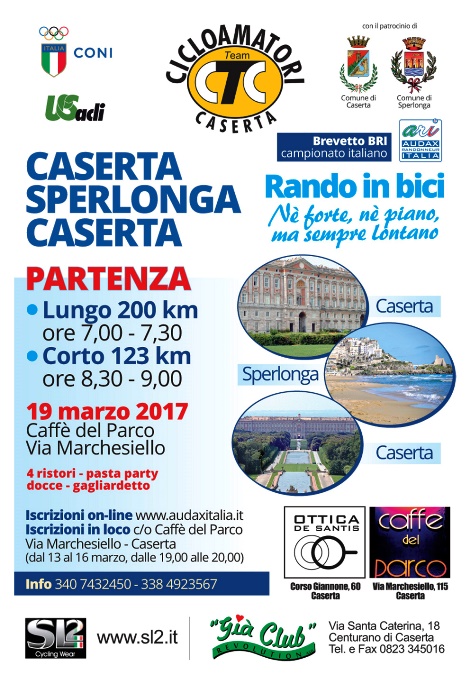 RANDO  CASERTA / SPERLONGA / CASERTA      LUNGO